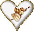 Gif animé coeur ange